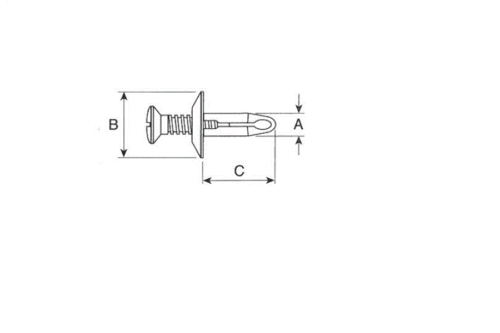 rivet a visser / plastic screw rivets plan