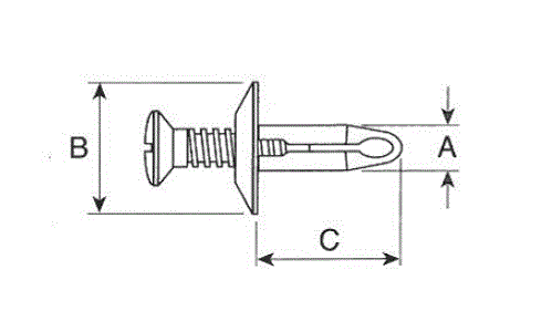 rivet a visser / plastic screw rivets plan